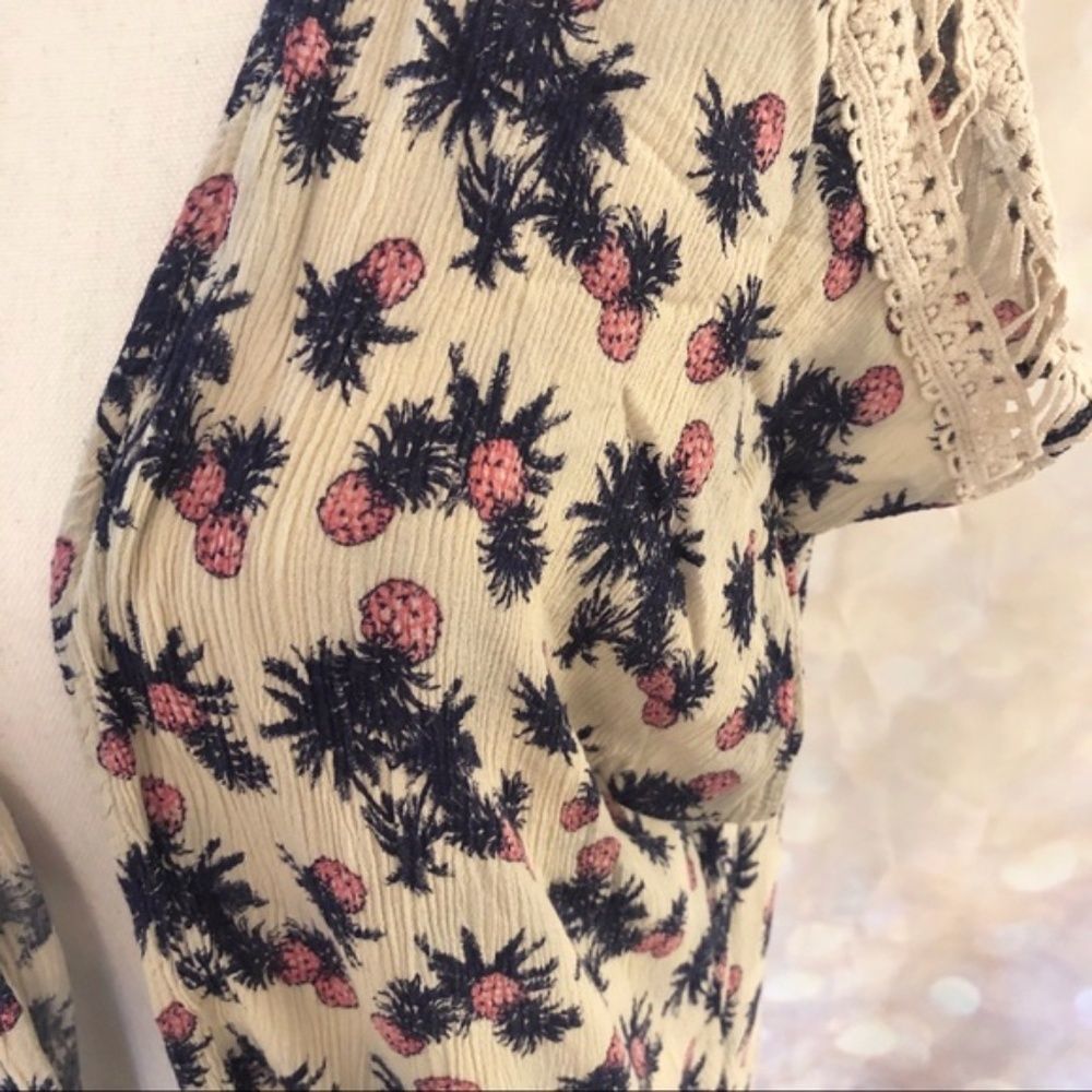 RO&DE • pineapple kimono with lattice lace - Picture 3 of 8